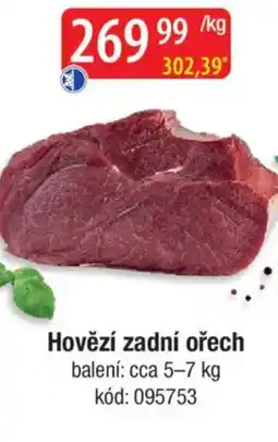 Qanto Hovězí zadní ořech nabídka