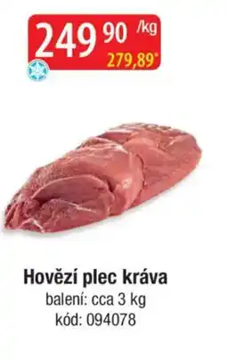Qanto Hovězí plec kráva nabídka