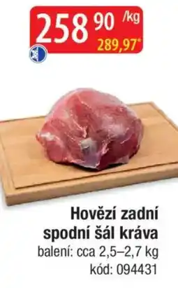 Qanto Hovězí zadní spodní šál kráva nabídka