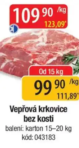 Qanto Vepřová krkovice bez kosti nabídka