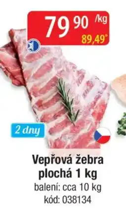 Qanto Vepřová žebra plochá nabídka