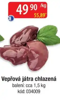 Qanto Vepřová játra chlazená nabídka