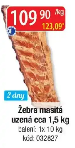 Qanto Žebra masitá uzená nabídka