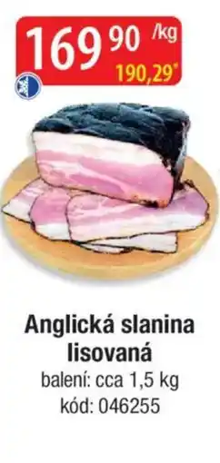 Qanto Anglická slanina lisovaná nabídka