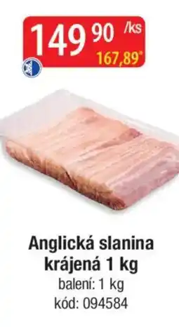 Qanto Anglická slanina krájená nabídka