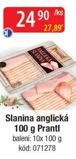 Qanto Slanina anglická Prantl nabídka