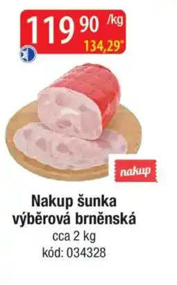 Qanto Nakup šunka výběrová brněnská nabídka