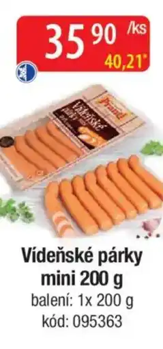Qanto Vídeňské párky mini nabídka