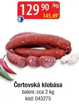 Qanto Čertovská klobása nabídka