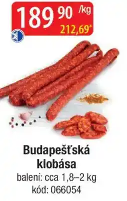 Qanto Budapešťská klobása nabídka
