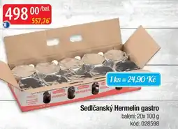 Qanto Sedlčanský Hermelín gastro nabídka