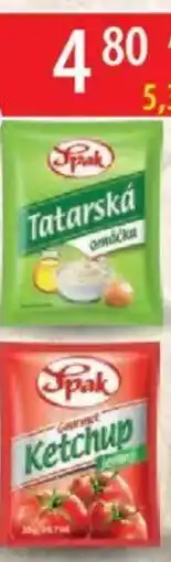 Qanto Spak Tatarská omáčka, kečup jemný nabídka