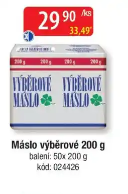 Qanto Máslo výběrové nabídka