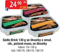 Qanto Sádlo Brickse škvarky a smaž. cib., pečené maso, se škvarky nabídka