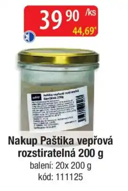 Qanto Nakup Paštika vepřová rozstiratelná nabídka