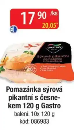 Qanto Pomazánka sýrová pikantní s česne- kem Gastro nabídka