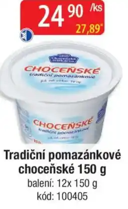 Qanto Tradiční pomazánkové choceňské nabídka