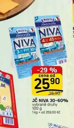 Flop JČ NIVA 30-60% vybrané druhy nabídka