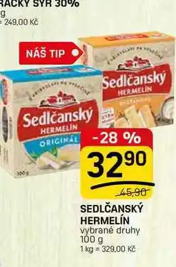 Flop SEDLČANSKÝ HERMELÍN vybrané druhy nabídka