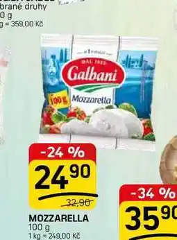 Flop MOZZARELLA nabídka