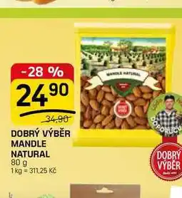 Flop DOBRÝ VÝBĚR MANDLE NATURAL nabídka