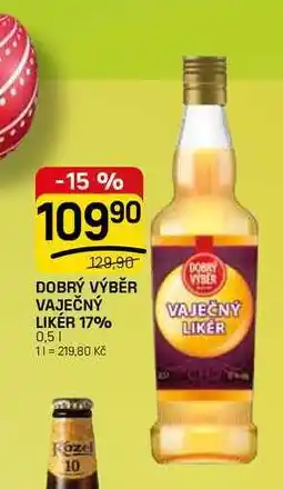Flop DOBRÝ VÝBĚR VAJEČNÝ LIKÉR 17% nabídka