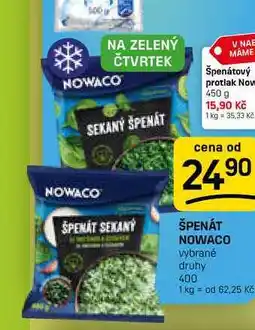 Flop ŠPENÁT NOWACO vybrané druhy nabídka