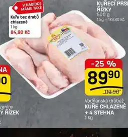 Flop KUŘE CHLAZENÉ + 4 STEHNA 1 kg nabídka
