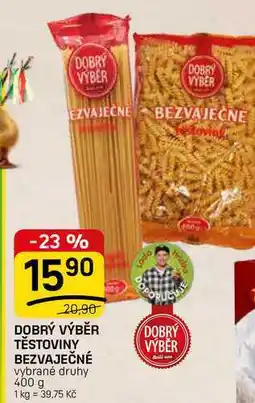 Flop DOBRÝ VÝBĚR TĚSTOVINY BEZVAJEČNÉ vybrané druhy nabídka