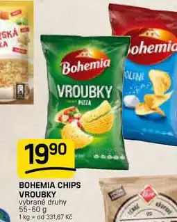 Flop BOHEMIA CHIPS VROUBKY vybrané druhy nabídka