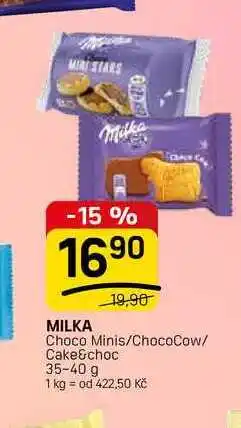 Flop MILKA Choco Minis/ChocoCow/ Cake&choc nabídka