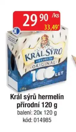 Qanto Král sýrů hermelín přírodní nabídka