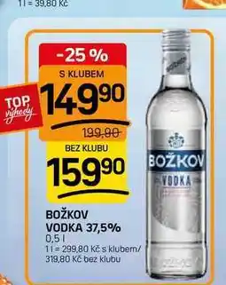 Flop BOŽKOV VODKA 37,5% nabídka