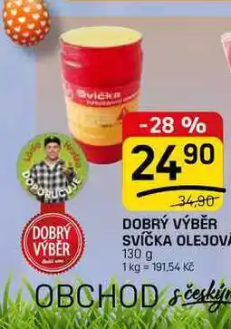 Flop DOBRÝ VÝBĚR SVÍČKA OLEJOVA nabídka