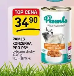 Flop PAMLS KONZERVA PRO PSY vybrané druhy nabídka