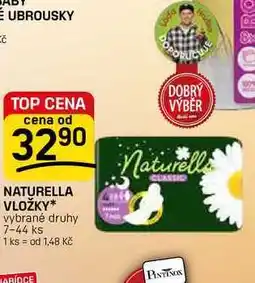 Flop NATURELLA VLOŽKY vybrané druhy 7-44 ks nabídka