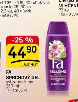 Flop FA SPRCHOVÝ GEL vybrané druhy nabídka