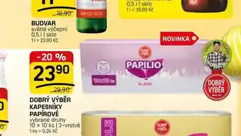 Flop DOBRÝ VÝBĚR KAPESNÍKY PAPÍROVÉ vybrané druhy 10 x 10 ks nabídka