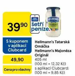 Tesco Hellmann's Tatarská Omáčka nabídka