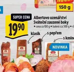 Albert Albertovo uzenářství Sváteční zauzené boky nabídka