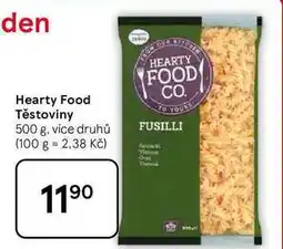 Tesco Hearty Food Těstoviny, 500 g, více druhů nabídka