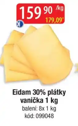 Qanto Eidam 30% plátky vanička nabídka