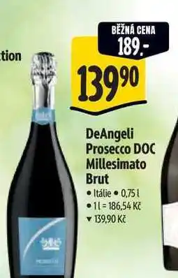 Albert DeAngeli Prosecco DOC Millesimato Brut nabídka