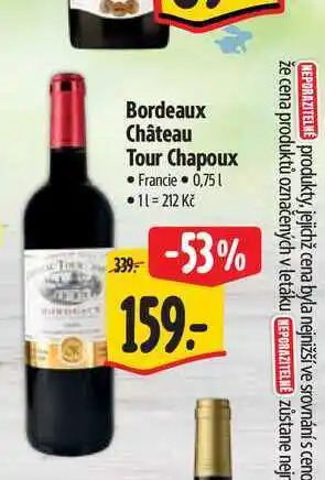 Albert Bordeaux Château Tour Chapoux nabídka
