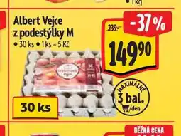 Albert Albert Vejce z podestýlky M 30 ks nabídka