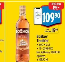 Albert Božkov Tradiční nabídka