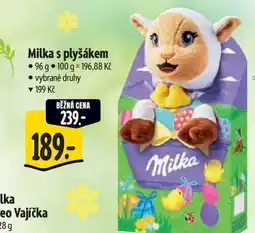 Albert Milka s plyšákem nabídka
