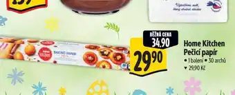 Albert Home Kitchen Pečicí papír 1 balení 30 archů nabídka