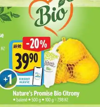 Albert Nature's Promise Bio Citrony nabídka