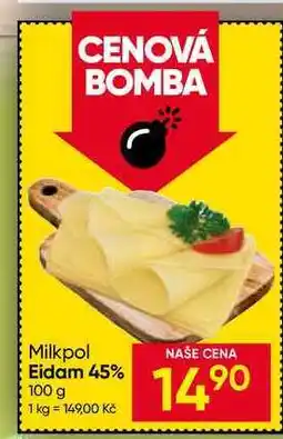 Hruška Milkpol Eidam 45% nabídka